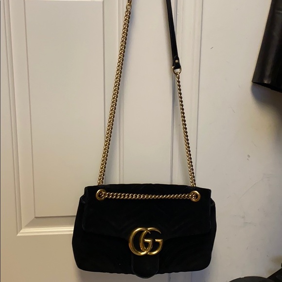 Gucci Marmont velvet handbag - Picture 7 of 14